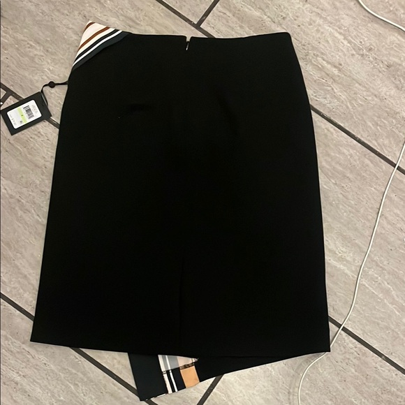DKNY Black Skirt with Striped Accent - Picture 3 of 3